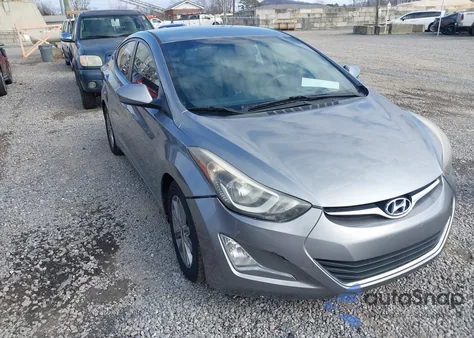 2014 Hyundai Elantra Se from USA, damaged, VIN KMHDH4AE5EU147440
